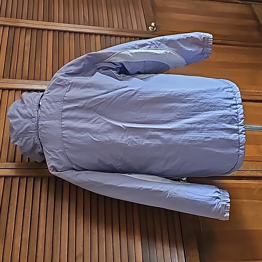 Vintage Alaska Frontier winter snow ski jacket removable hood zipper nylon coat - Picture 10 of 13